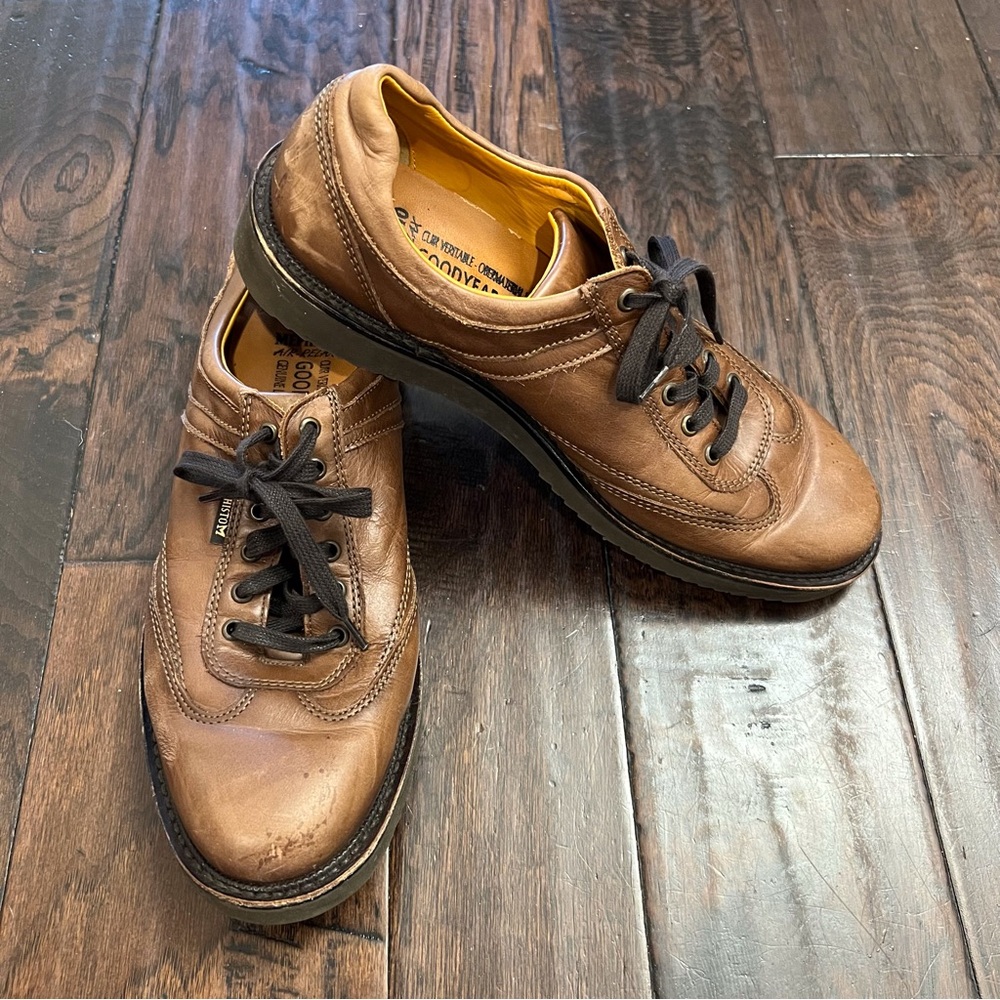 Mephisto Air Relax Men’s Brown Leather Lace Up Oxford Adriano Comfort Shoes